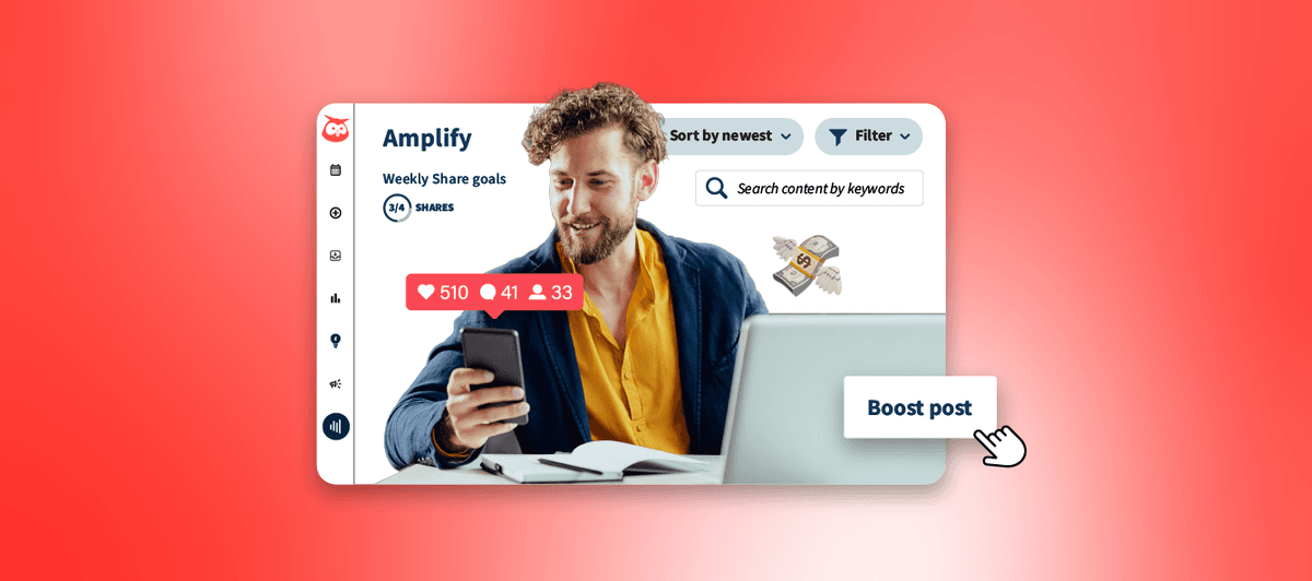 Man looking at phone